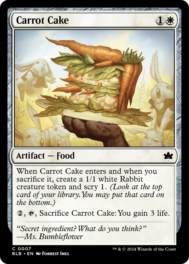 Carrot Cake (BLB-007) - Bloomburrow Foil [Common]