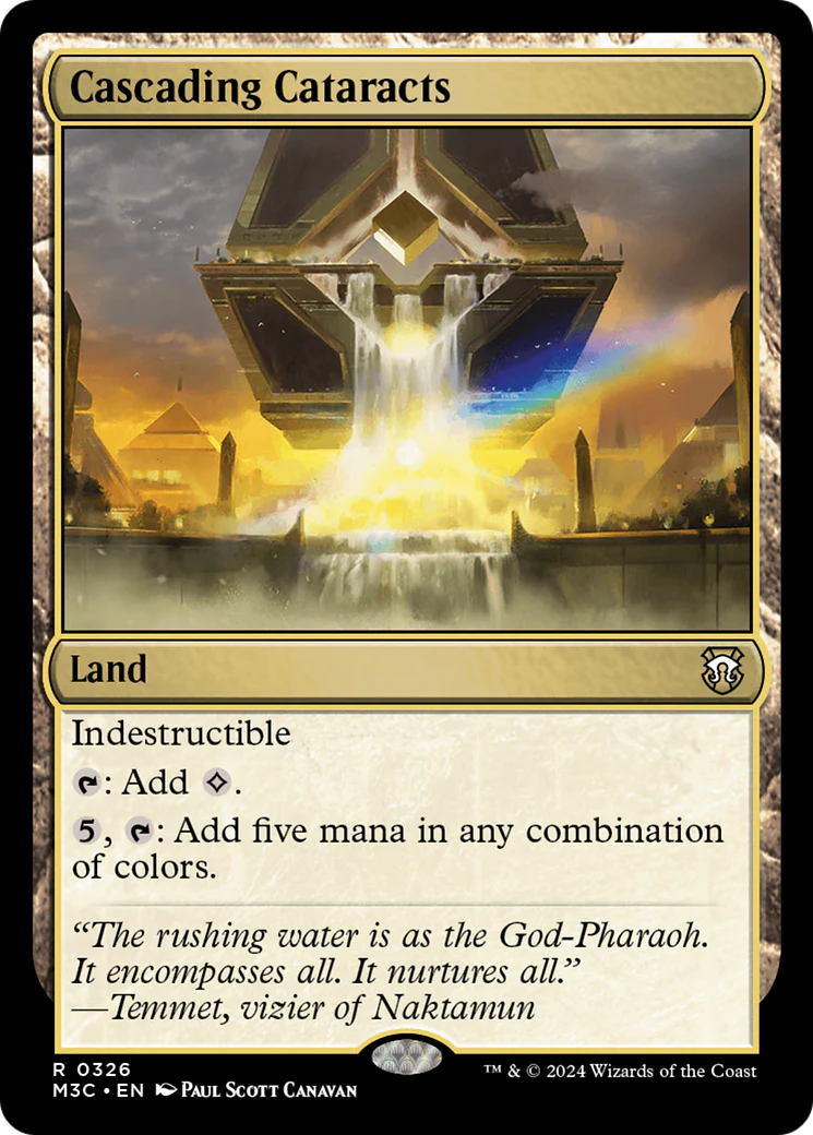 Cascading Cataracts (M3C-326) - Modern Horizons 3 Commander [Rare]