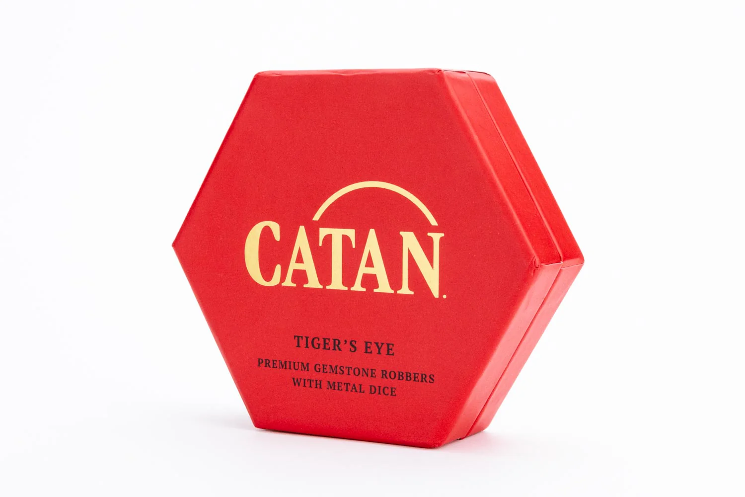 CATAN® Premium Robber & Metal Dice Set- Tiger’s Eye - Image 2
