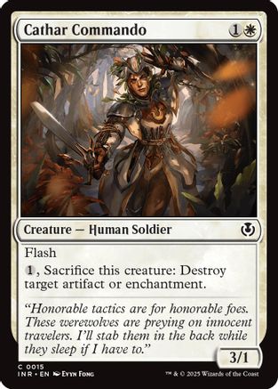 Cathar Commando (INR-015) - Innistrad Remastered Foil [Common]