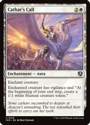 Cathar's Call (INR-016) - Innistrad Remastered Foil [Uncommon]