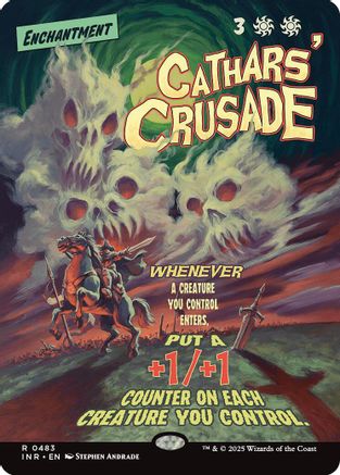 Cathars' Crusade (Showcase) (INR-483) - Innistrad Remastered Foil [Rare]