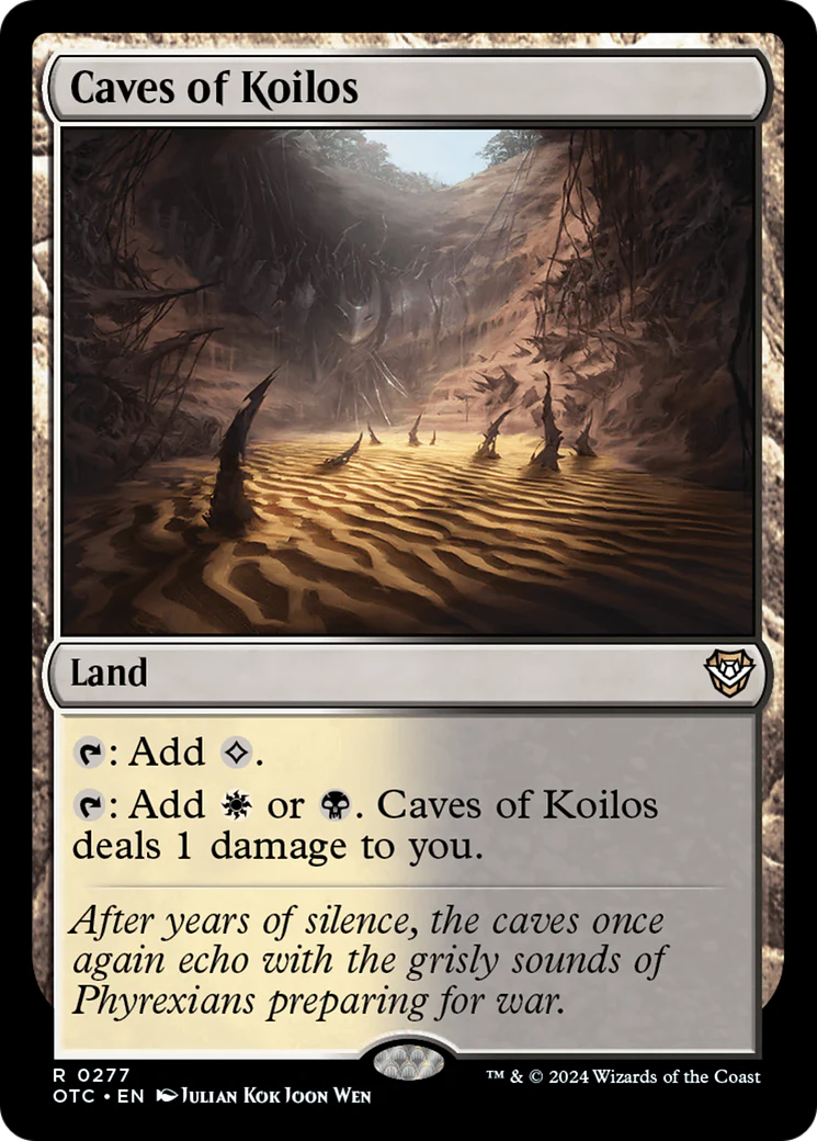 Caves of Koilos (OTC-277) - Outlaws of Thunder Junction Commander [Rare]