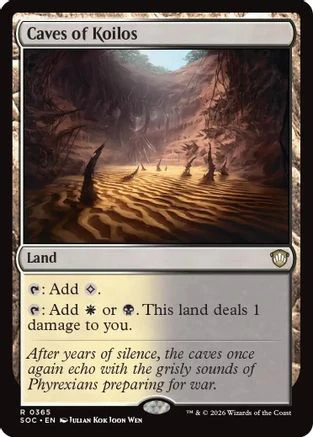 Caves of Koilos (SOC-365) - Commander: Secrets of Strixhaven [Rare]