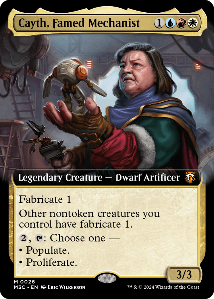 Cayth, Famed Mechanist (M3C-026) - Modern Horizons 3 Commander: (Extended Art) Foil [Mythic]