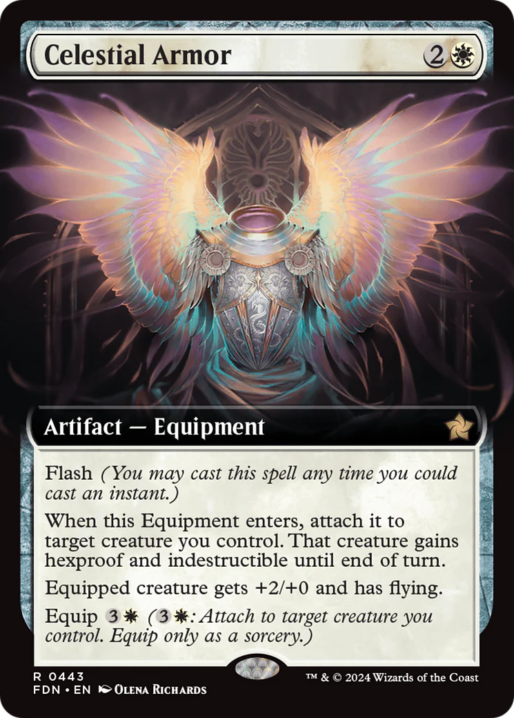 Celestial Armor (FDN-443) - Foundations: (Extended Art) [Rare]
