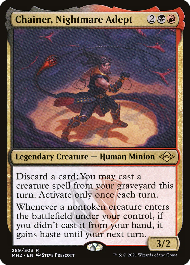 Chainer, Nightmare Adept (MH2-289) - Modern Horizons 2 [Rare]