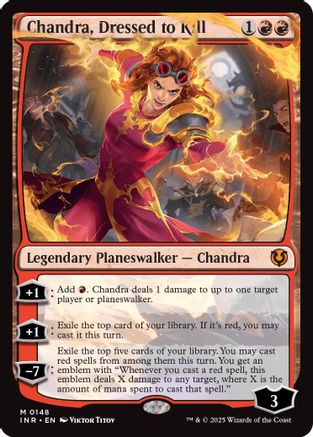 Chandra, Dressed to Kill (INR-148) - Innistrad Remastered Foil [Mythic]