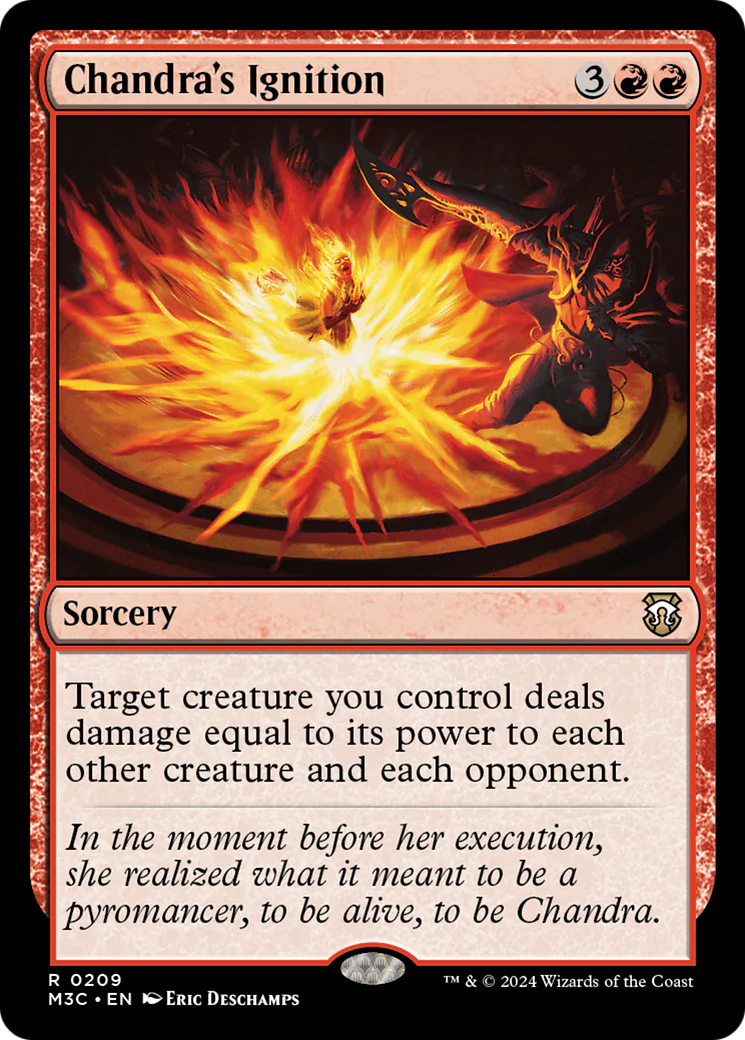 Chandra's Ignition (M3C-209) - Modern Horizons 3 Commander Foil [Rare]