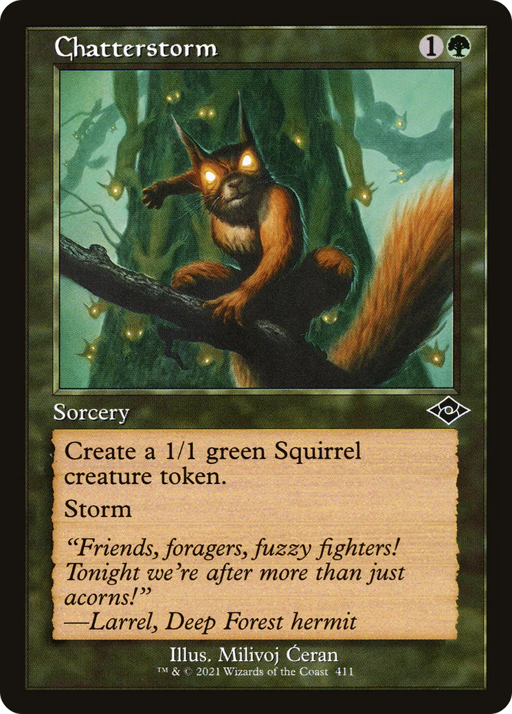 Chatterstorm (MH2-411) - Modern Horizons 2 Foil [Common] Retro Frame