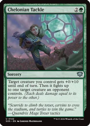 Chelonian Tackle (SOS-142) - Secrets of Strixhaven [Uncommon]