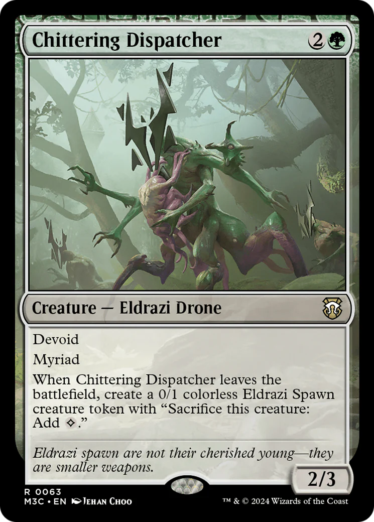 Chittering Dispatcher (M3C-063) - Modern Horizons 3 Commander Foil [Rare]