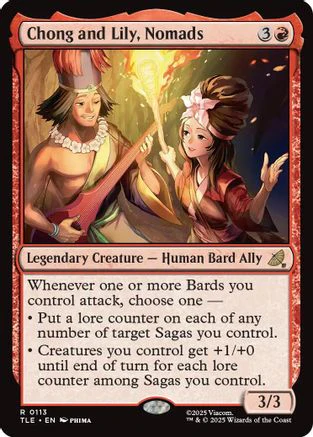 Chong and Lily, Nomads (TLE-113) - Avatar: The Last Airbender: Eternal-Legal Foil [Rare]