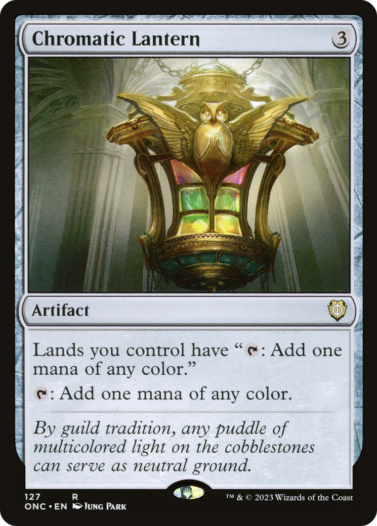 Chromatic Lantern (ONC-127) - Phyrexia: All Will Be One Commander [Rare]
