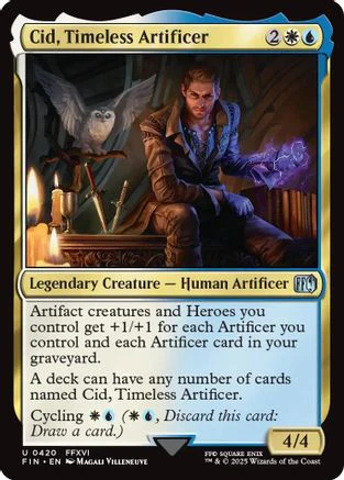 Cid, Timeless Artificer (0420) (FIN-420) - FINAL FANTASY [Uncommon]