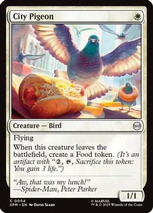 City Pigeon (SPM-004) - Marvel's Spider-Man Foil [Common]