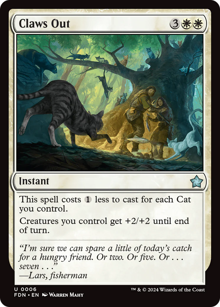 Claws Out (FDN-006) - Foundations [Uncommon]
