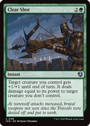 Clear Shot (INR-188) - Innistrad Remastered Foil [Uncommon]