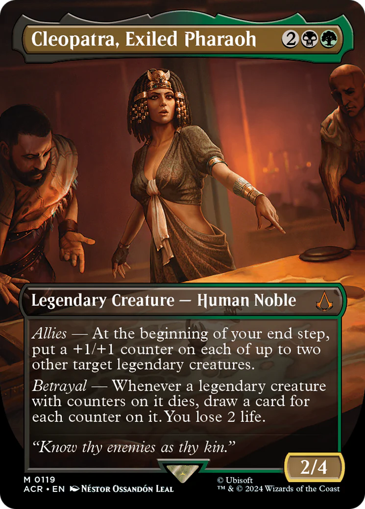 Cleopatra, Exiled Pharaoh (ACR-119) - Assassin's Creed (Borderless) [Mythic]