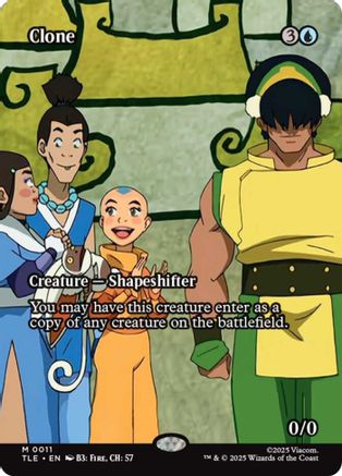 Clone (Borderless) (TLE-011) - Avatar: The Last Airbender: Eternal-Legal [Mythic]