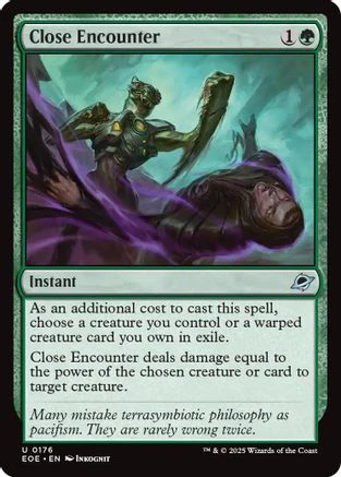 Close Encounter (EOE-176) - Edge of Eternities Foil [Uncommon]