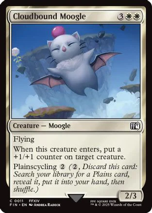 Cloudbound Moogle (FIN-011) - FINAL FANTASY [Common]