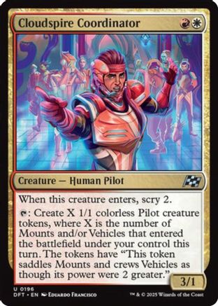 Cloudspire Coordinator (DFT-196) - Aetherdrift [Uncommon]