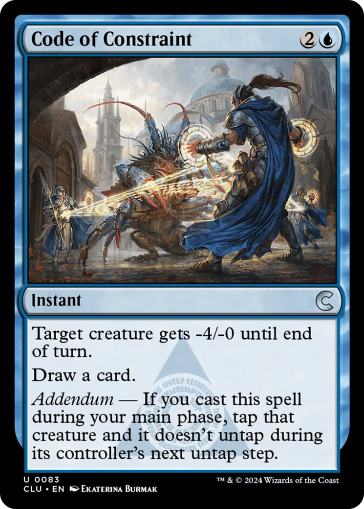 Code of Constraint (CLU-083) - Ravnica: Clue Edition [Uncommon]