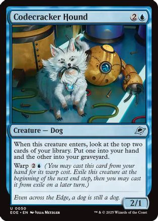 Codecracker Hound (EOE-050) - Edge of Eternities Foil [Uncommon]