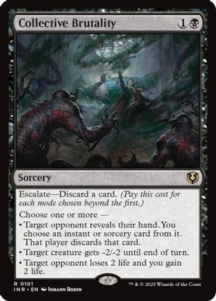 Collective Brutality (INR-101) - Innistrad Remastered Foil [Rare]