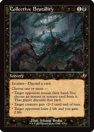 Collective Brutality (Retro Frame) (INR-375) - Innistrad Remastered [Rare]