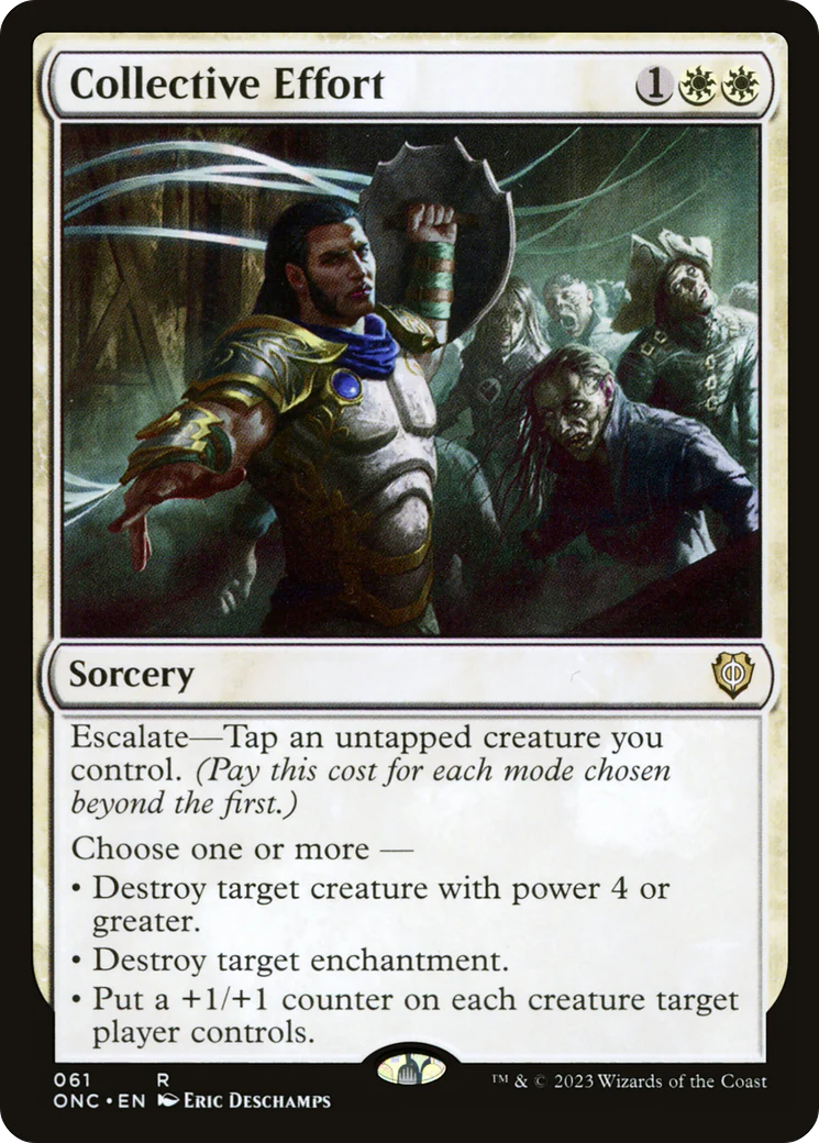 Collective Effort (ONC-061) - Phyrexia: All Will Be One Commander [Rare]