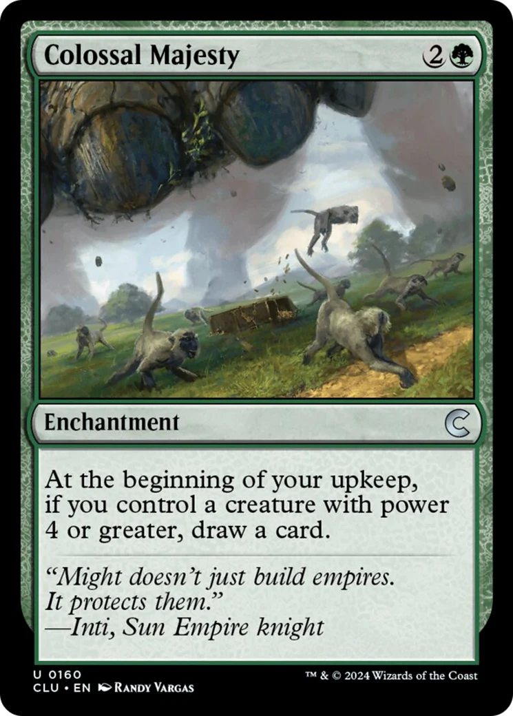 Colossal Majesty (CLU-160) - Ravnica: Clue Edition [Uncommon]