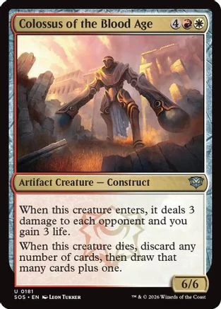 Colossus of the Blood Age (SOS-181) - Secrets of Strixhaven [Uncommon]