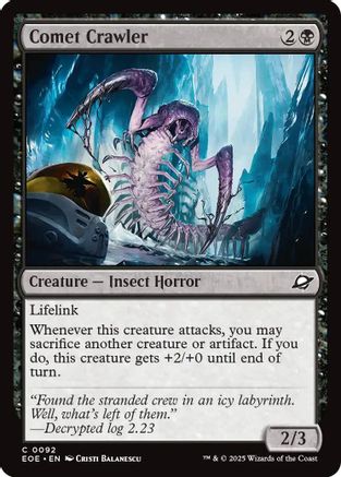 Comet Crawler (EOE-092) - Edge of Eternities Foil [Common]