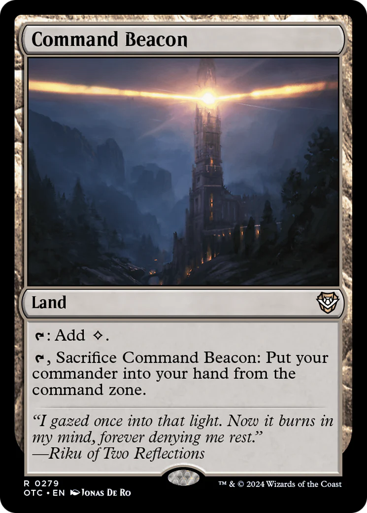 Command Beacon (OTC-279) - Outlaws of Thunder Junction Commander [Rare]