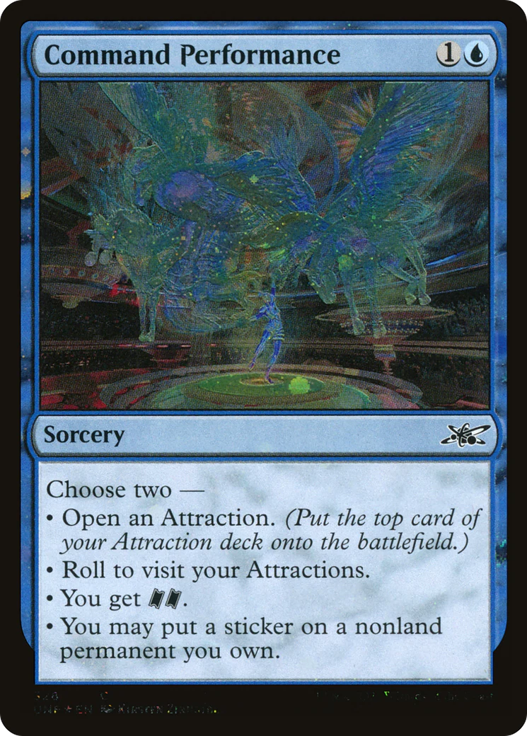 Command Performance (UNF-328) - Unfinity Galaxy Foil [Common]