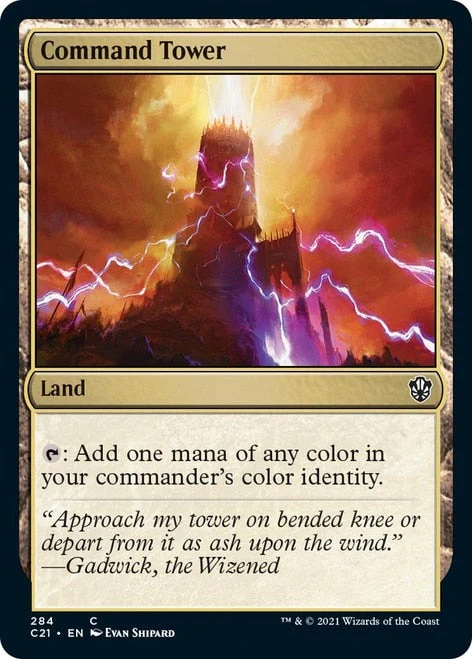 Command Tower (C21-284) - Commander 2021 [Common]