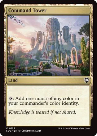 Command Tower (SOC-129) - Commander: Secrets of Strixhaven [Common]