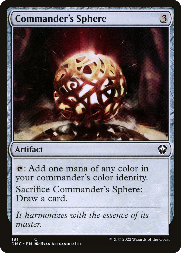 Commander's Sphere (DMC-181) - Dominaria United Commander [Common]