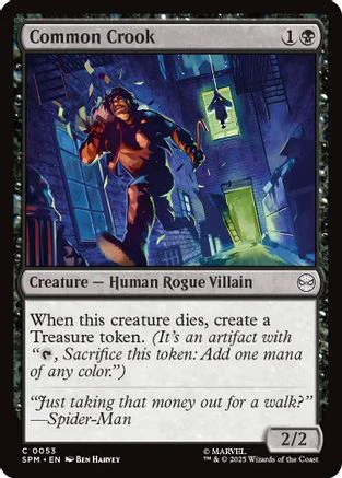 Common Crook (SPM-053) - Marvel's Spider-Man Foil [Common]
