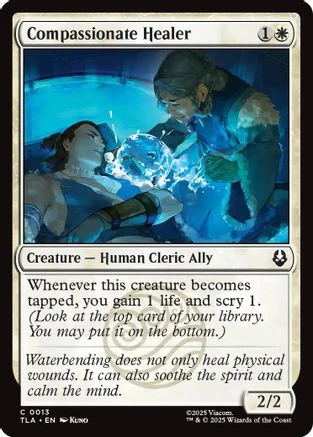 Compassionate Healer (TLA-013) - Avatar: The Last Airbender Foil [Common]