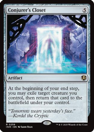 Conjurer's Closet (INR-259) - Innistrad Remastered Foil [Rare]