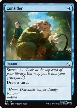 Consider (TLE-157) - Avatar: The Last Airbender: Eternal-Legal Foil [Common]
