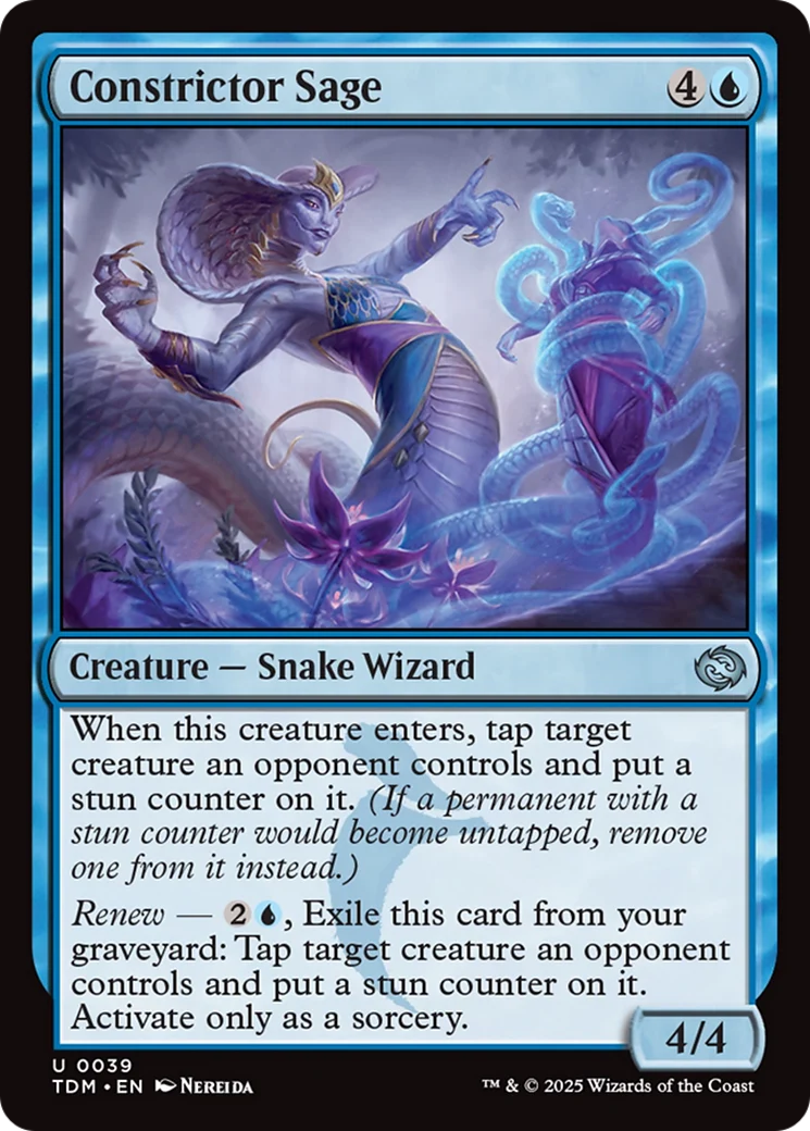 Constrictor Sage (TDM-039) - Tarkir: Dragonstorm [Uncommon]