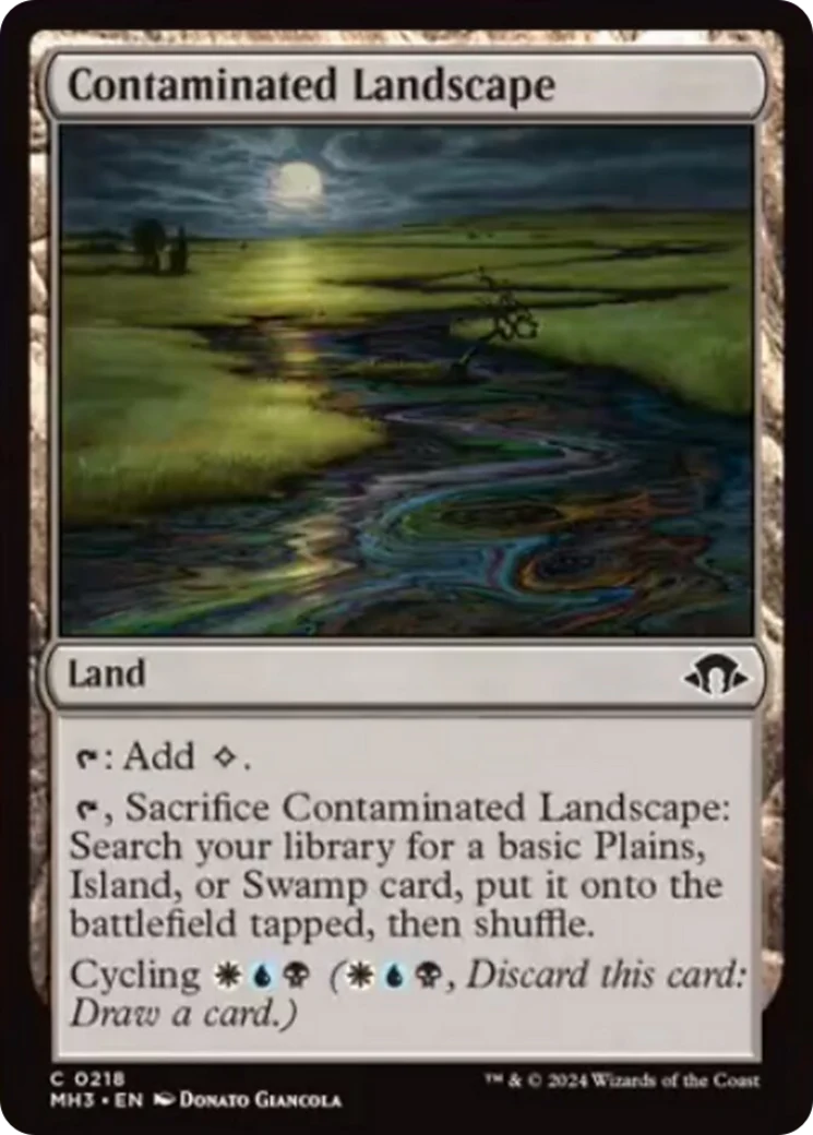 Contaminated Landscape (MH3-218) - Modern Horizons 3 Foil [Common]