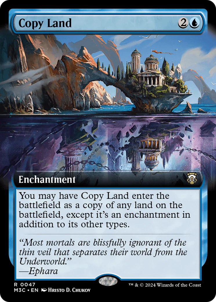 Copy Land (M3C-047) - Modern Horizons 3 Commander: (Extended Art) [Rare]