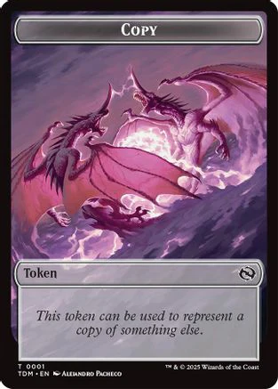 Copy // Monk Double-Sided Token (TDM-1 // 3) - Tarkir: Dragonstorm [Token]
