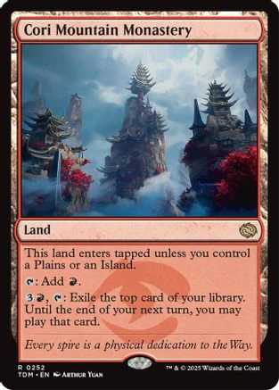 Cori Mountain Monastery (TDM-252) - Tarkir: Dragonstorm [Rare]