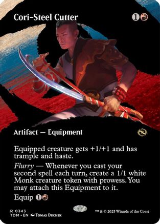Cori-Steel Cutter (Borderless) (TDM-343) - Tarkir: Dragonstorm [Rare]